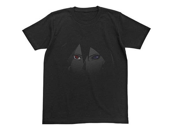 Boruto -Naruto The Movie-: Sasuke Face T-Shirt / Black-L