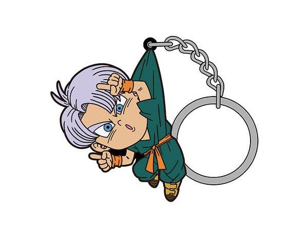 Dragon Ball Super: Trunks Pinched Keychain (Fusion Ver.)