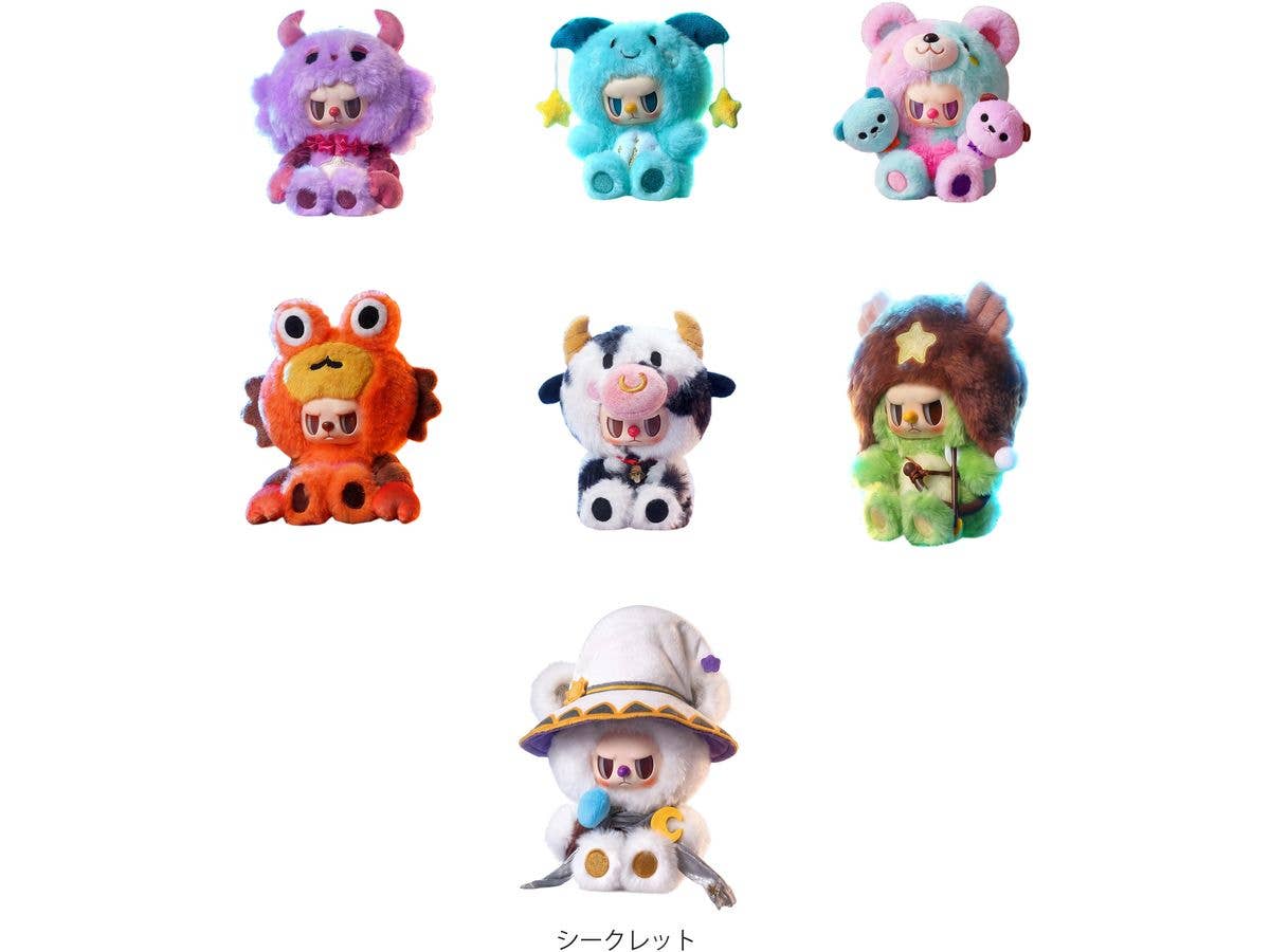 REBEL BEAR Zodiac Series Trading Plush 1Box 6pcs