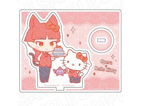 Welcome to Demon School! Iruma-kun x Sanrio characters: Acrylic Stand Opera x Hello Kitty