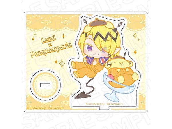 Welcome to Demon School! Iruma-kun x Sanrio characters: Acrylic Stand Shax Lied x Pompompurin