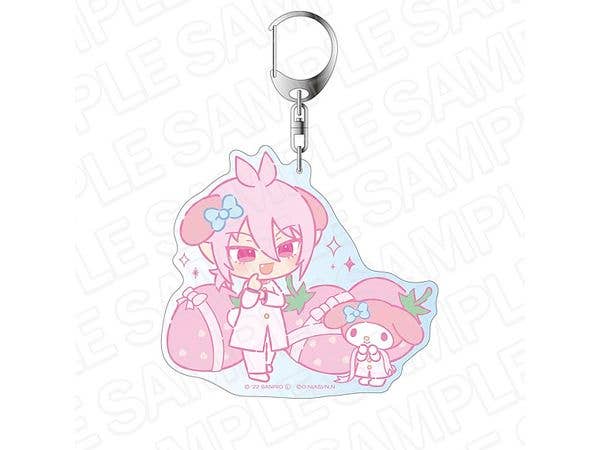 Welcome to Demon School! Iruma-kun x Sanrio characters: Big Keychain Asmodeus Alice x My Melody