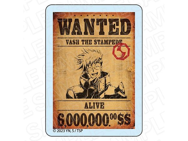 TRIGUN STAMPEDE: Acrylic Badge Wanted ver.