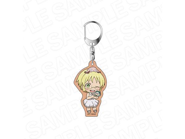 Anime Made In Abyss Golden Land Of Retsu: Hologram Keychain Riko With Nui Deformation Ver. Vol.2