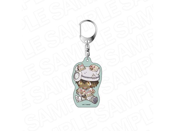 Anime Made In Abyss Golden Land Of Retsu: Hologram Keychain Reg With Nui Deformed Ver. Vol.2