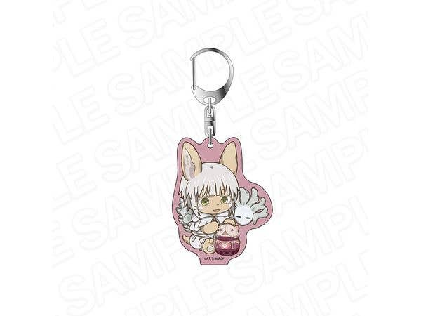 Anime Made In Abyss Golden Land Of Retsu: Hologram Keychain Nanachi With Nui Deformed Ver. Vol.2