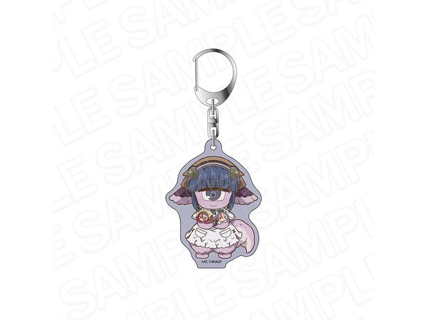 Anime Made In Abyss Golden Land Of Retsu: Hologram Keychain Pakkoyan With Nui Deformation Ver. Vol.2