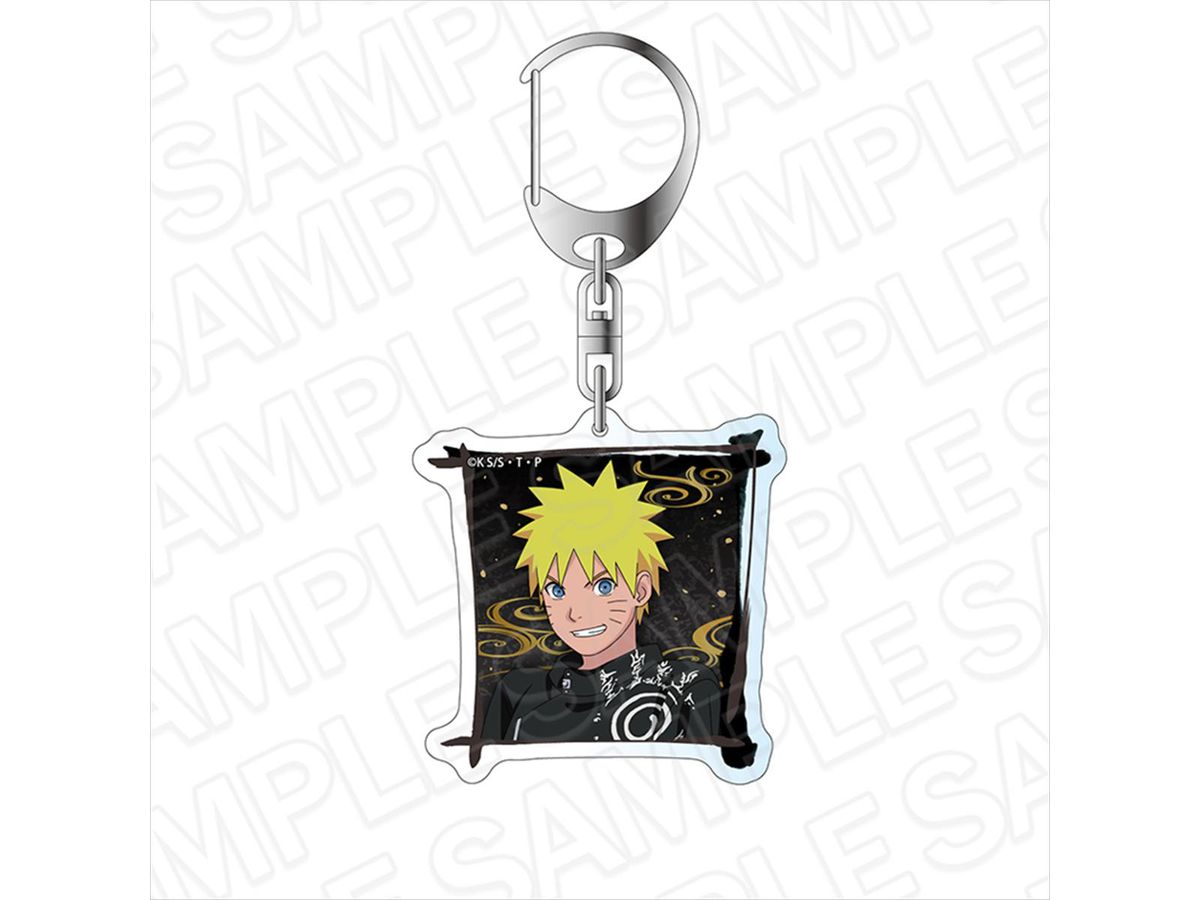 Naruto Shippuden: Acrylic Key Chain Naruto Uzumaki Black Coordination Ver.