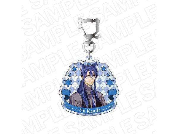 D.Gray-man: Holographic Keychain Yu Kanda cat ver.