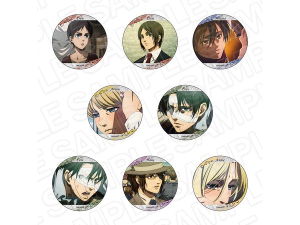 Tv Anime Attack On Titan The Final Season: Can Badge (Blind) 1Box 8Pcs