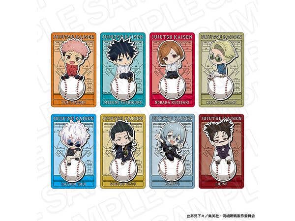 Tv Anime Jujutsu Kaisen: Clear Cards (Blind) Baseball Ver. 1Box 8 Pieces