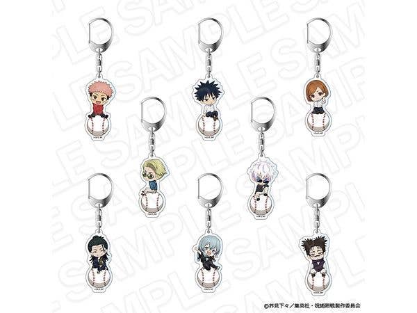 Tv Anime Jujutsu Kaisen: Acrylic Keychains (Blind) Baseball Ver. 1Box Of 8