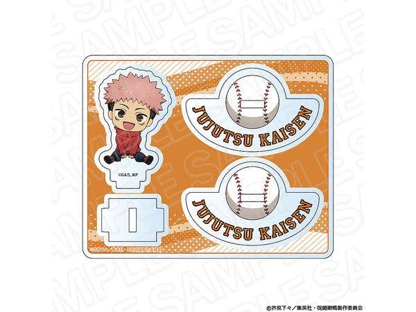 Tv Anime Jujutsu Kaisen: Swaying Acrylic Stand Yuji Itadori Baseball Ver.