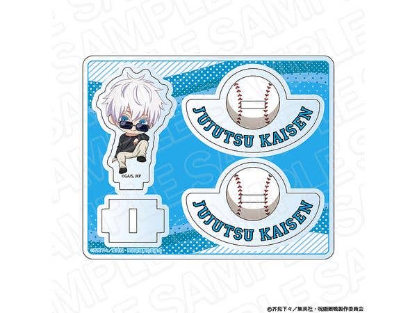 Tv Anime Jujutsu Kaisen: Swinging Acrylic Stand Gojo Satoru Baseball Ver.