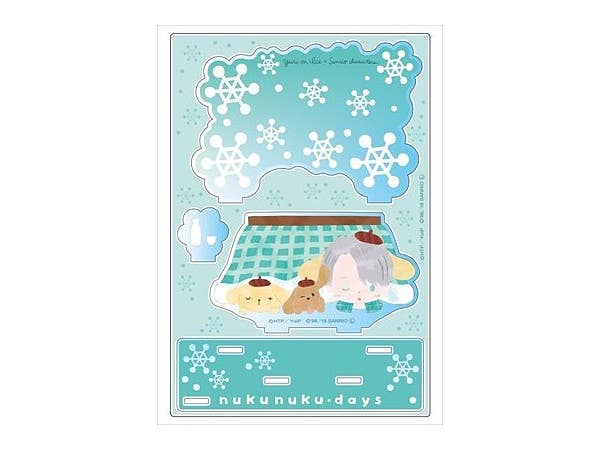Yuri on Ice x Sanrio Characters: Acrylic Diorama Nukunuku Days C