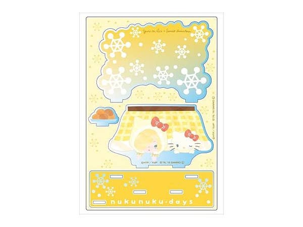 Yuri on Ice x Sanrio Characters: Acrylic Diorama Nukunuku Days D