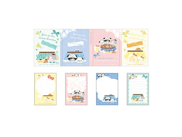 Yuri on Ice x Sanrio: Patapata Memo Pad Nukunuku Days Ver.