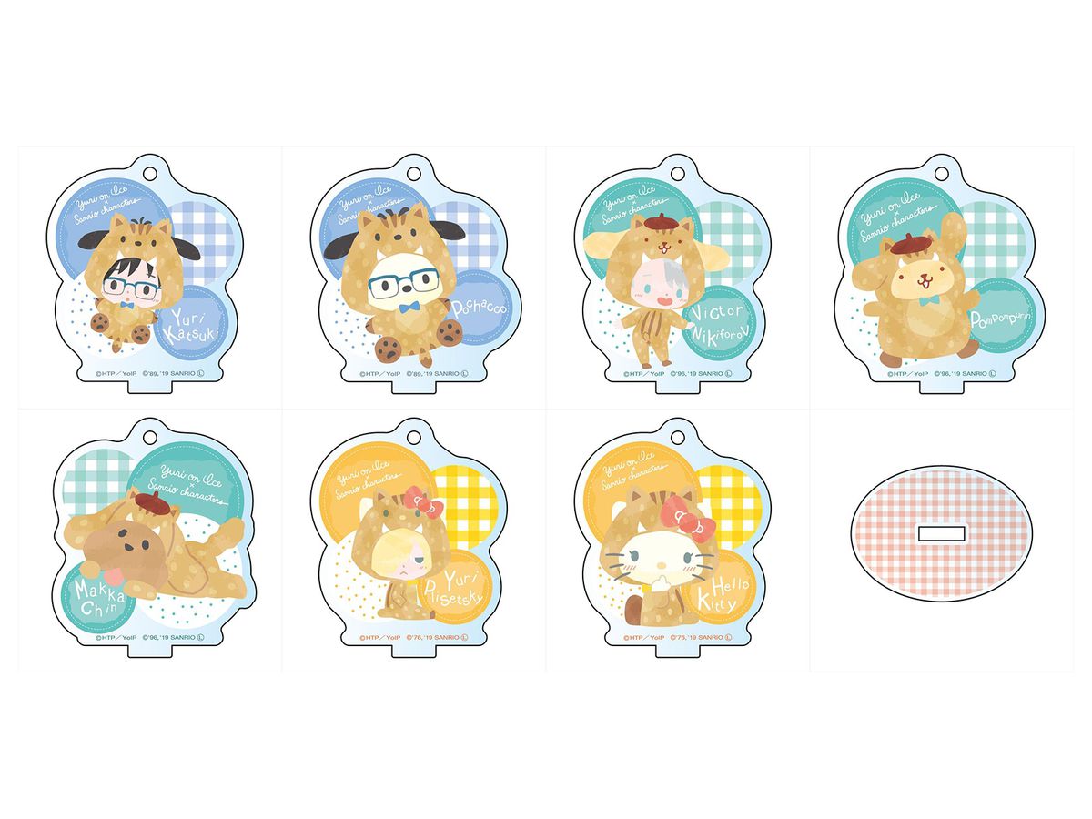 Yuri on Ice x Sanrio Characters: Mini Acrylic Stand Boar Ver. 1Box 7pcs