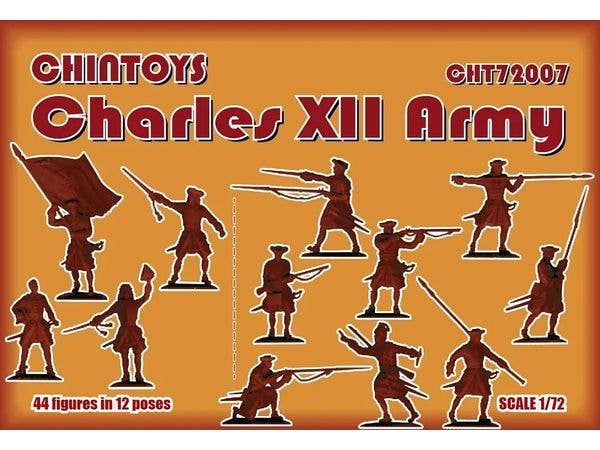 Charles XII Army Great Northern War 44 figures/12 poses
