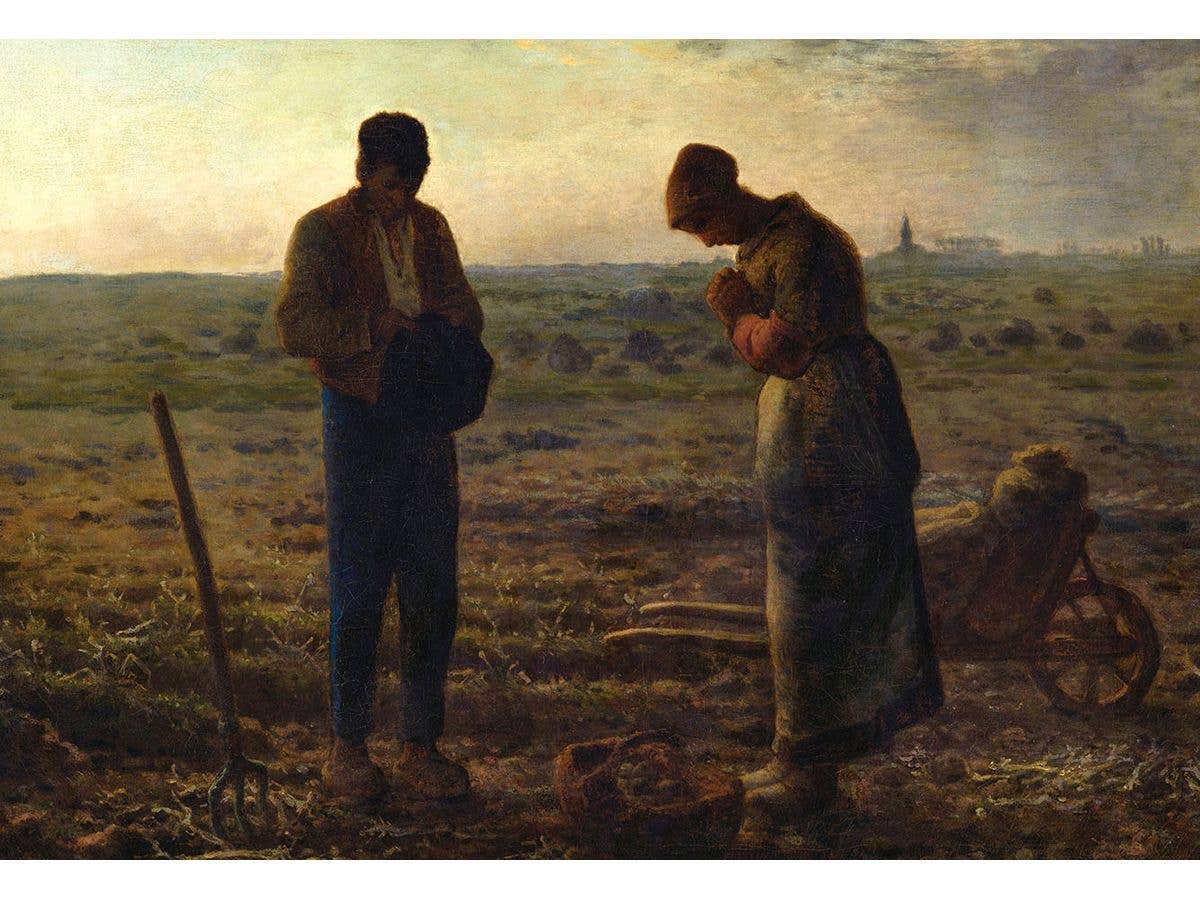 Jigsaw Puzzle Western painting: The Angelus (Jean-Francois Millet) 300pcs 26cm x 38cm