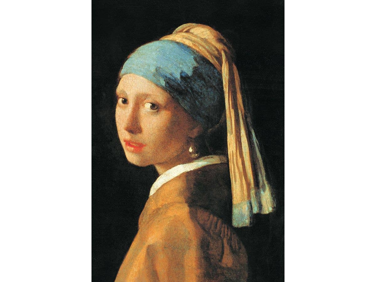 Jigsaw Puzzle Western painting: Girl with a Pearl Earring (Johannes Vermeer) 300pcs 26cm x 38cm