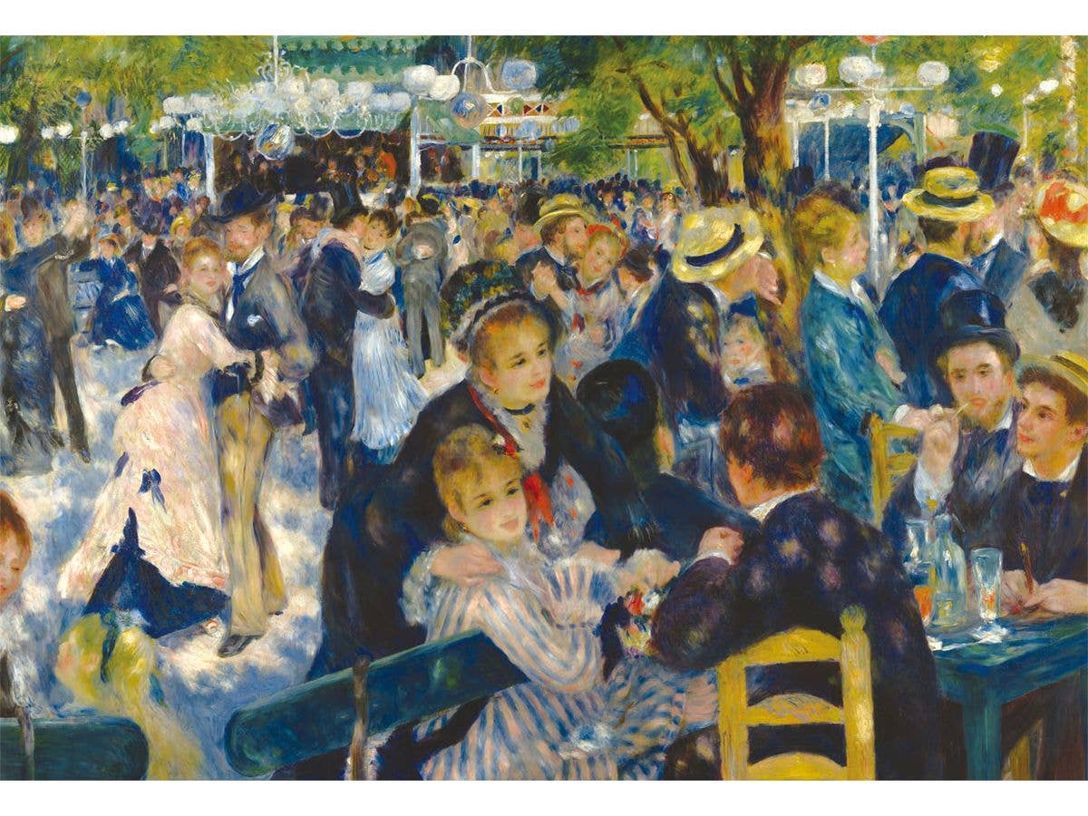 Jigsaw Puzzle Western painting: Bal du moulin de la Galette (Pierre-Auguste Renoir) 300pcs 26cm x 38cm