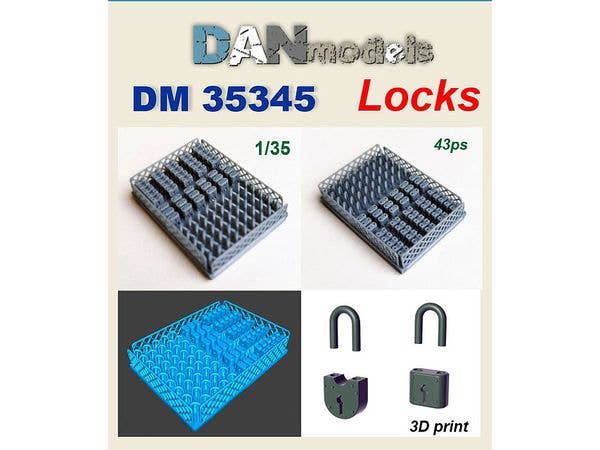 Padlocks, 43 pcs