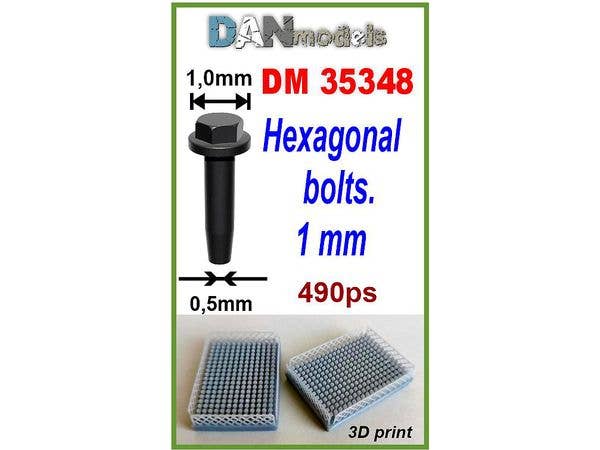 Hexagonal bolt 1mm