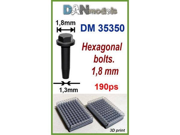 Hexagonal bolt 1.8mm