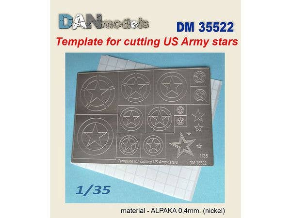 US Army stars mask template