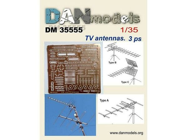 Civil TV Antennas, 3 pcs