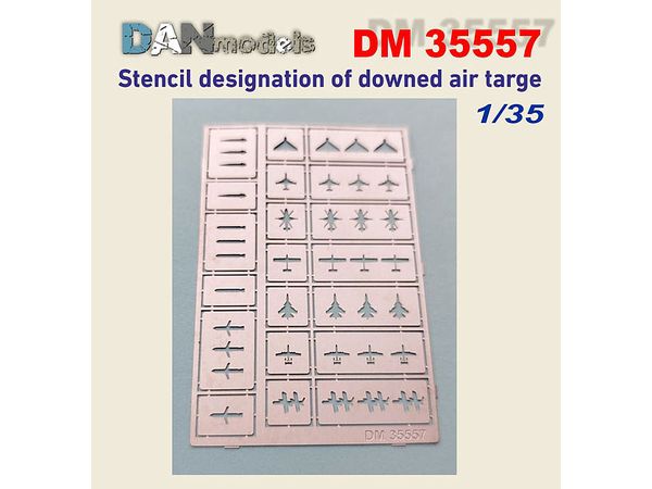 Stencil designation of downed air targets