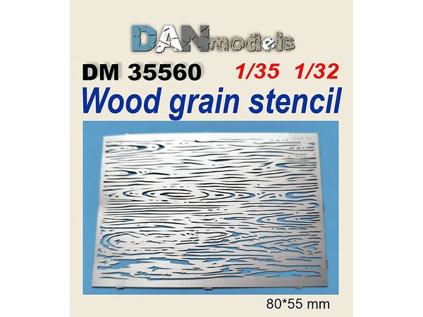 Wood grain stencil