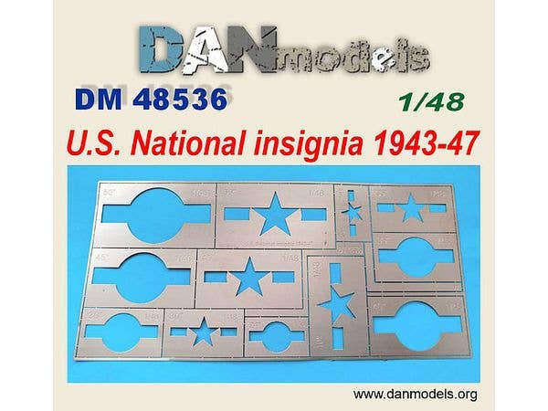 Stencil for US National Insignia 1943 - 47
