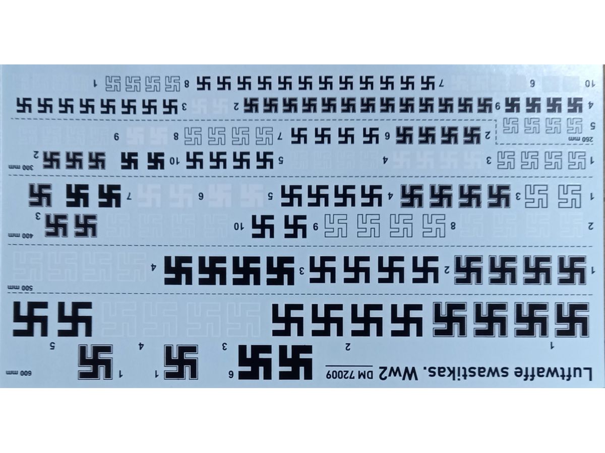WWII Luftwaffe swastikas