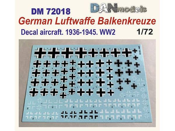 WWII Luftwaffe Balkenkreuze Decal