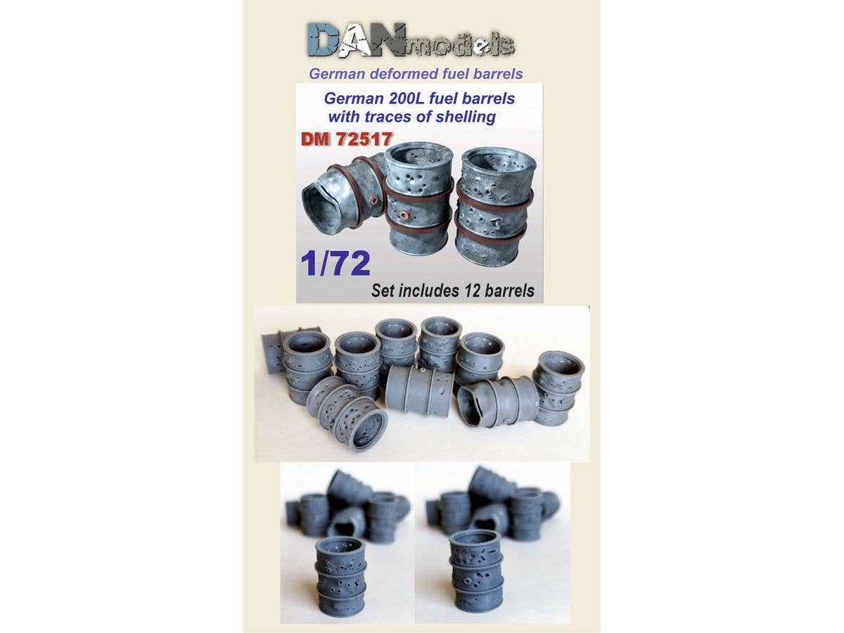 German 200l fuel barrels (damaged)