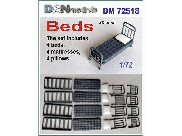 army bed Set of 4 pcs. material - 3D printing