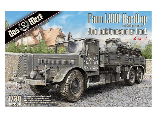 Faun 1900 Hardtop 9Ton Tank Transporter Truck