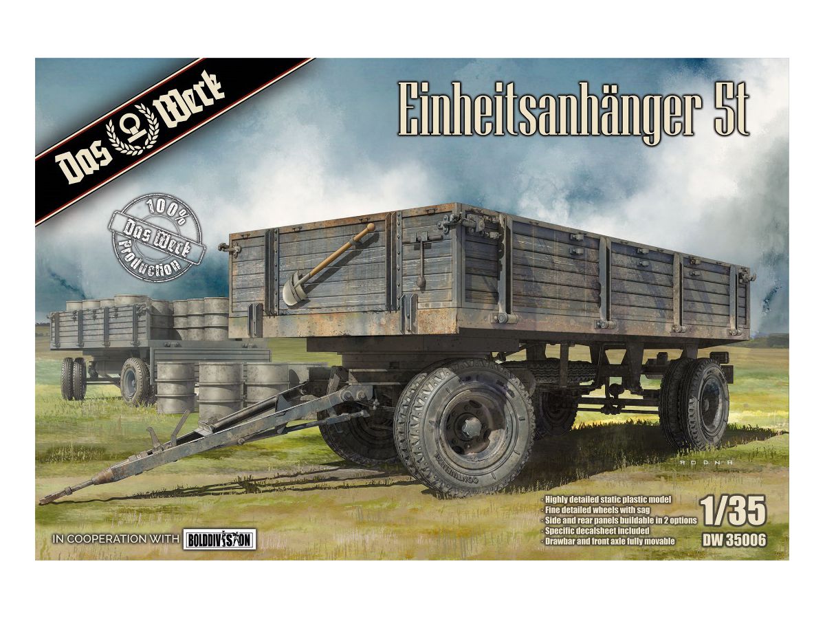German Army Utility Trailer 5t