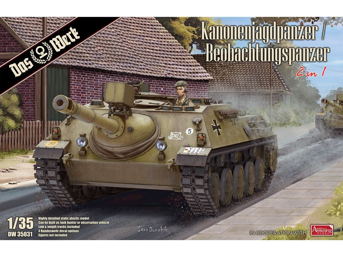 90mm Kanonenjagdpanzer / Beobachtungspanzer 2 in 1