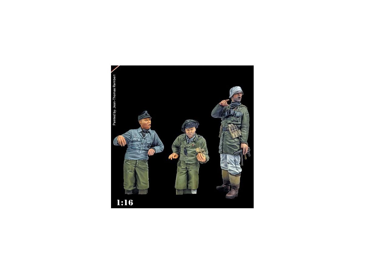 German Army III Assault Gun Crew And Infantry (Set of 3)