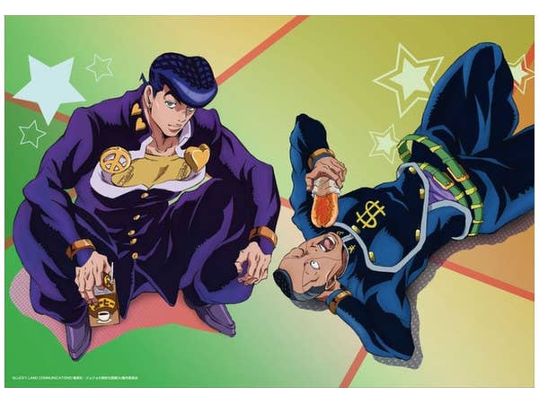 JoJo's Bizarre Adventure - Diamond Is Unbreakable: B2 Tapestry Josuke Higashikata & Okuyasu Nijimura