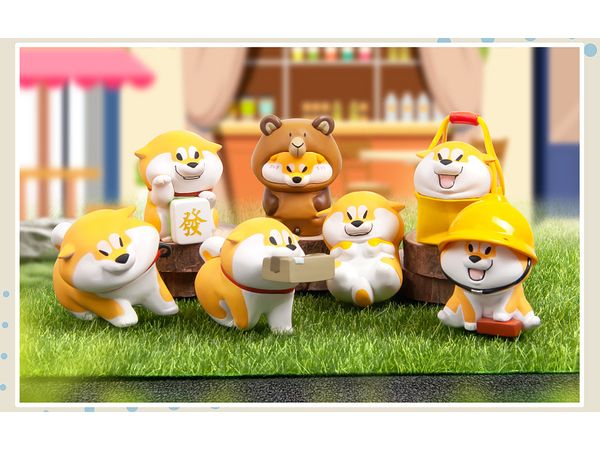 Shiba Inu Kuko Moe Dog Appearance Warning Series Trading Figure: 1Box (6pcs)