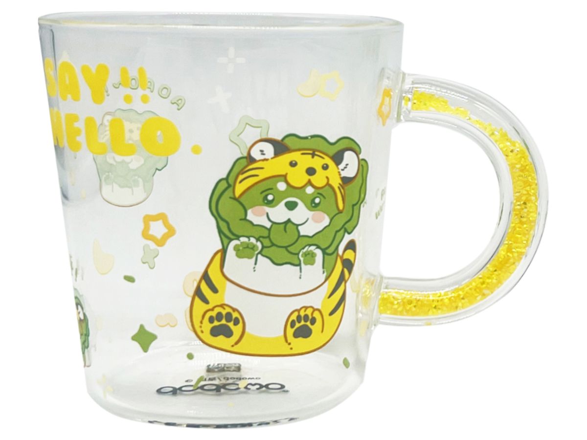 Vegetable Fairy Tiger Hakusainu Glass Mug