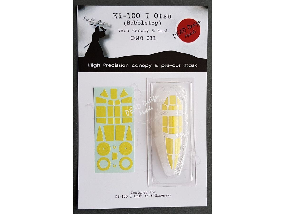 Ki-100 Otsu (Bubbletop) Vacu Canopy & Mask