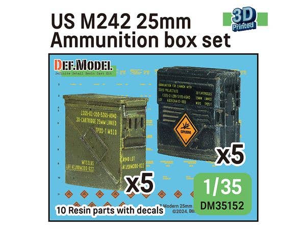US M242 25mm Ammunition box set