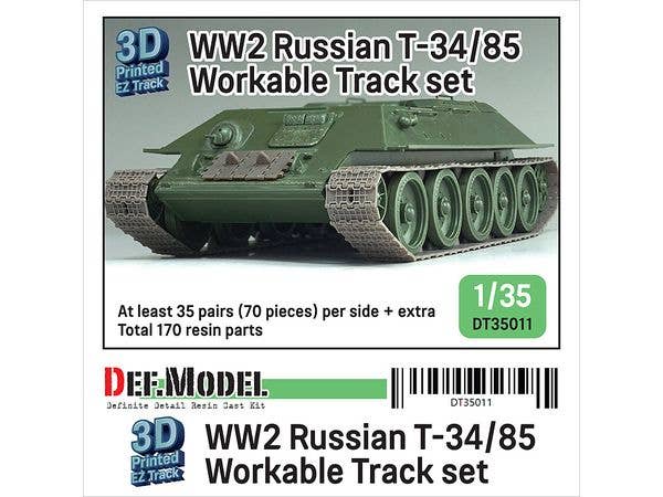 WW2 Russian T-34/85 Workable Track set