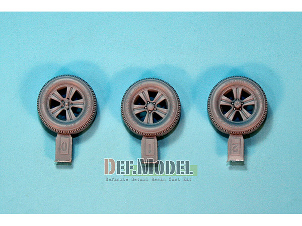 Technical Pick Up Truck Sagged Wheel Set (for Meng Model)