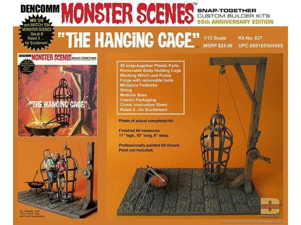Monster Scene Hanging Cage